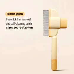 Pet Hair Removal Grooming Gloves - Efficient Brush Cleaning Tool (Yellow1PCS)