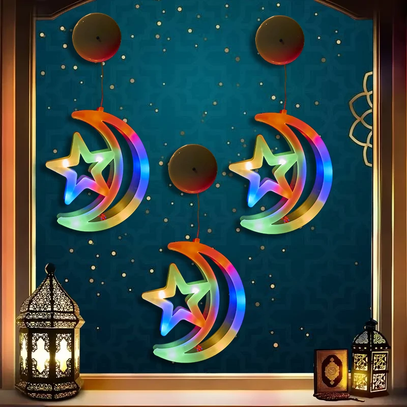 Weihnachtsfensterbeleuchtung, batteriebetrieben, Schneeflocken-, Glöckchen- und Strumpfform mit Saugnapf für Weihnachts- und Festtagsdekoration_voghion.com