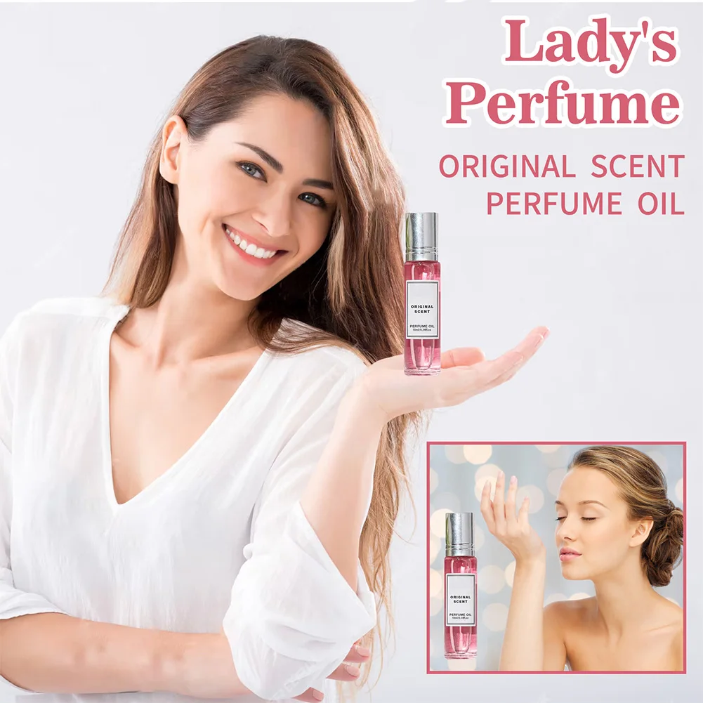 10ml Pheromone Perfume Portable Perfume Long Lasting Roll On Fragrance Attracts Men Enhance Charm & Confidence for Travel Dating