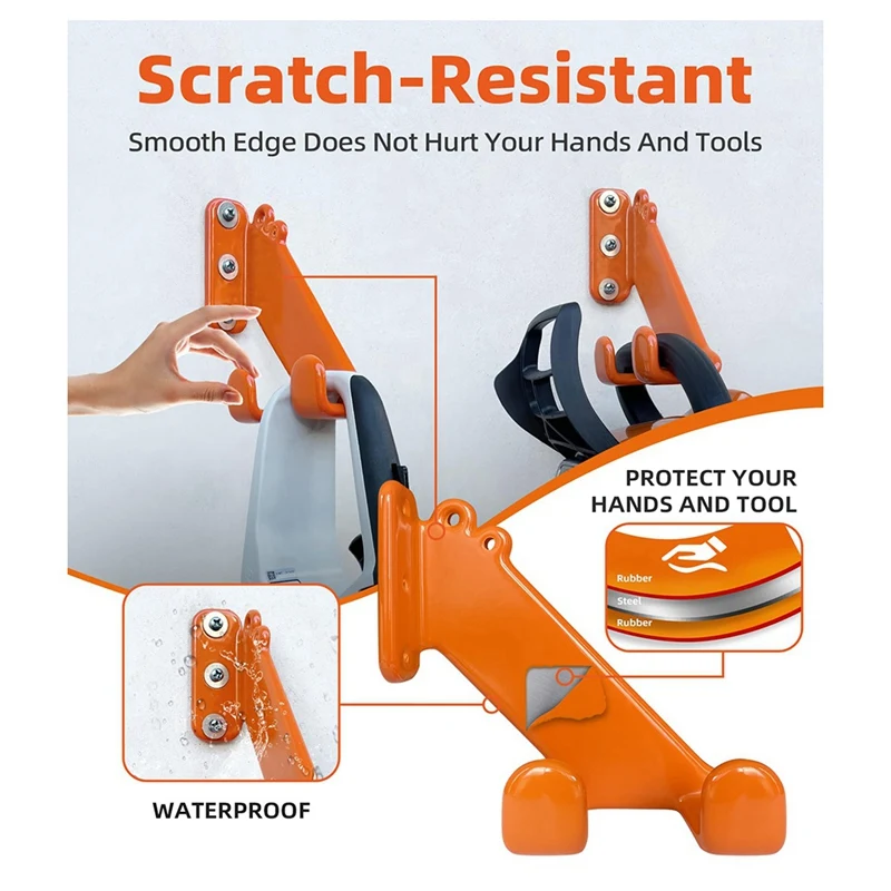 ABKO-Tools Wall Mount Hanger Chainsaw Hanger Wall Mount Holder Garage Storage Chainsaw Holder