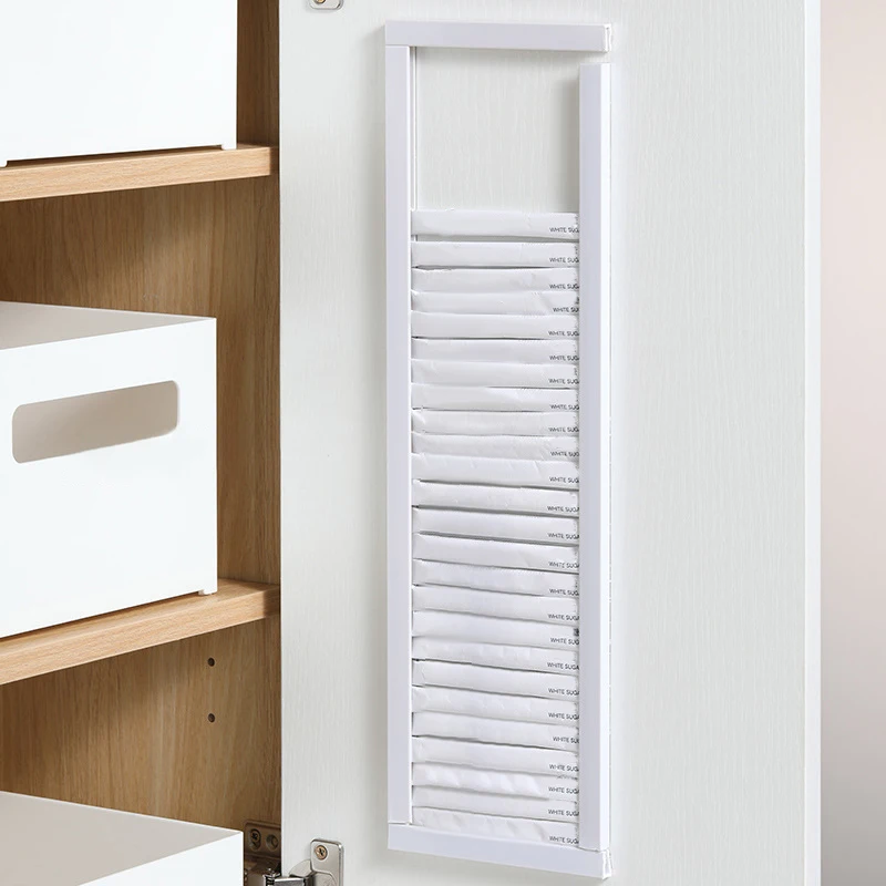 رف تخزين باب الخزانة المثبت على الحائط للمطبخ، منظ...