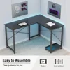 L Shaped Gaming Desk,Stylish Computer Desk – Minimalist Design with Cable Management for A Clean Workspace,Computer Desks 4