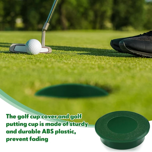 6 Piece Golf Cup Cover Golf Hole Putting Green Cup Green For Garden  Backyard Outdoor Activities - AliExpress