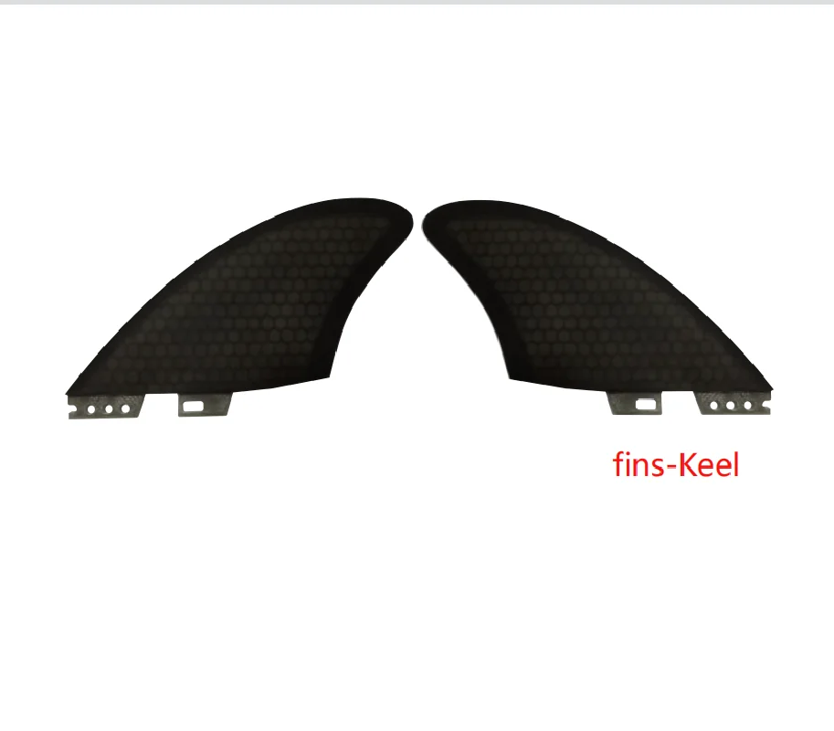 SurfingFinsSportsandLeisureTwoPieceBlackFinsKeelSurfboard