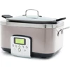 Programmable 6QT Electric Slow Cooker, Dishwasher Safe Lid & Removable Crock, Steam Basket, Roast, Clay 1