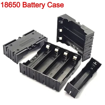 Custodia per batteria 18650 Custodia per scatola di immagazzinaggio portabatteria 18650 Custodia per batteria 18650 1X 2X 3X 4X Slot Custodie rigide per batterie di potere ABS fai da te