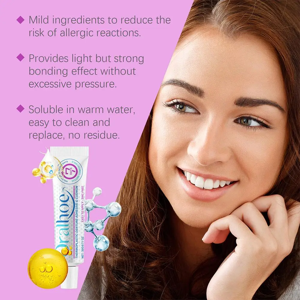 Denture Fastening Adhesive Thermoplastic Denture Adhesive Holds Dentures For Increased Comfort Dental Crowns Teeth - 4