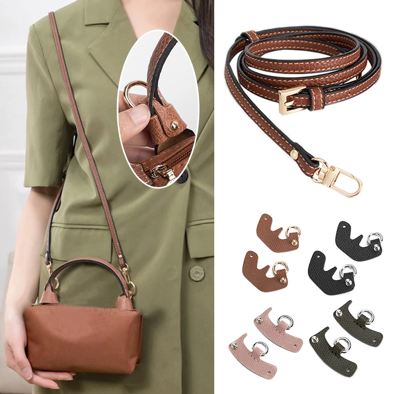 Nuova Borsa Transformation Strap Per Longchamp Bags Punch-Free Long Genuine Leather Crossbody Spalline Parte Della Borsa