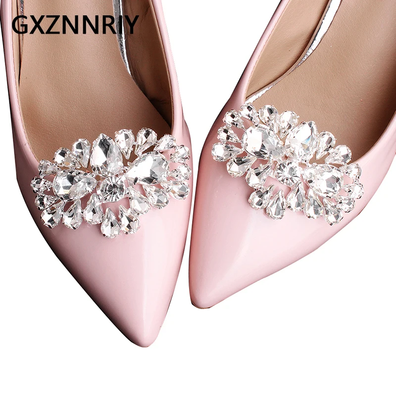 

Crystal Flower Shoe Clips for Women Accessories Party Rhinestone Bridal Wedding Shoes Buckle Bride Prom Trendy Bridesmaid Gift