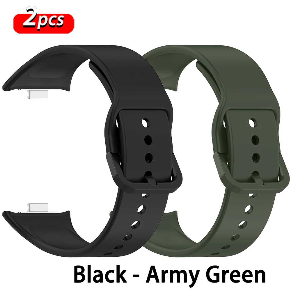 Silicone Sport Strap for Smartwatch - Durable Watchband Accessory