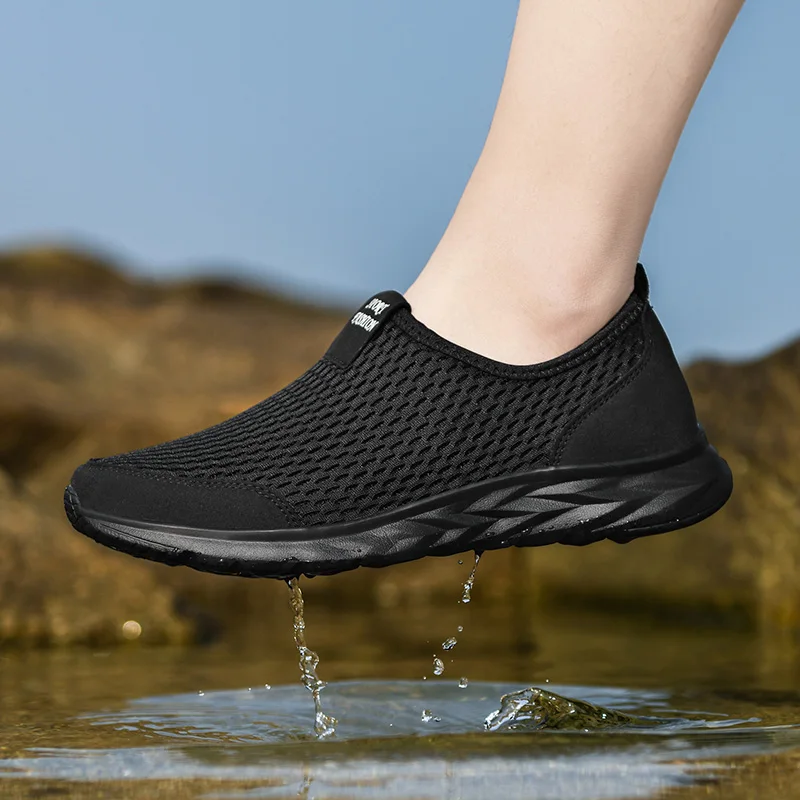 Lightweight Mens Casual Sneakers - Breathable Outdoor Walking Shoes