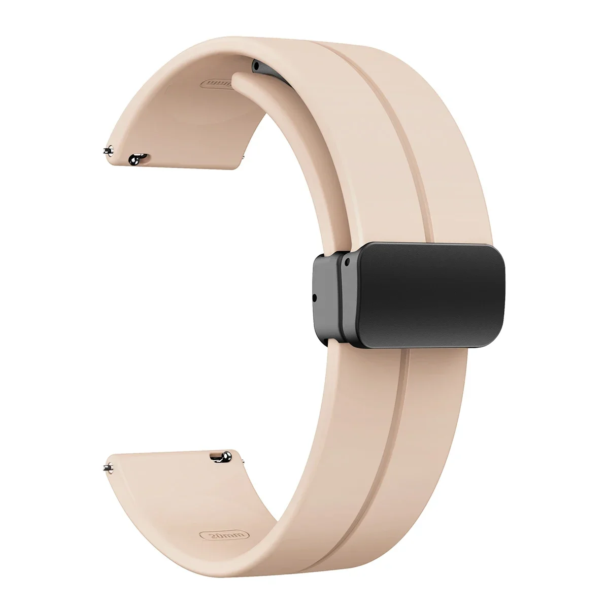 Versatile Silicone Magnetic Smartwatch Bracelet - Available in Multiple Sizes