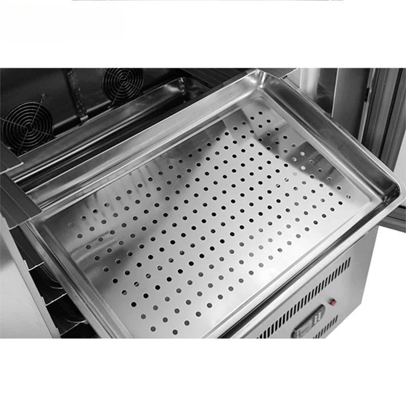Freezer Stainless Steel Deep Blast Upright Refrigerator Cooling Compressor Air Cooling Mode 1360*1100*2150mm - Image 2