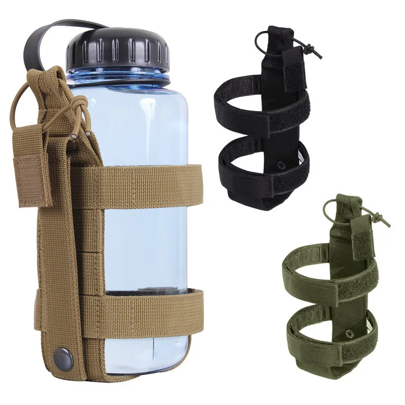 

Tactical Molle Water Bottle Belt Pouch Waist Holder Military Outdoor Travel Hiking Camping Hunting Canteen Kettle Carrier Bag