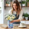 3D Puzzle Vase Creative Design Chinese Style Home Decoration Panda Printed Landscape Flower Arrangement Housewarming Kids Gifts 5