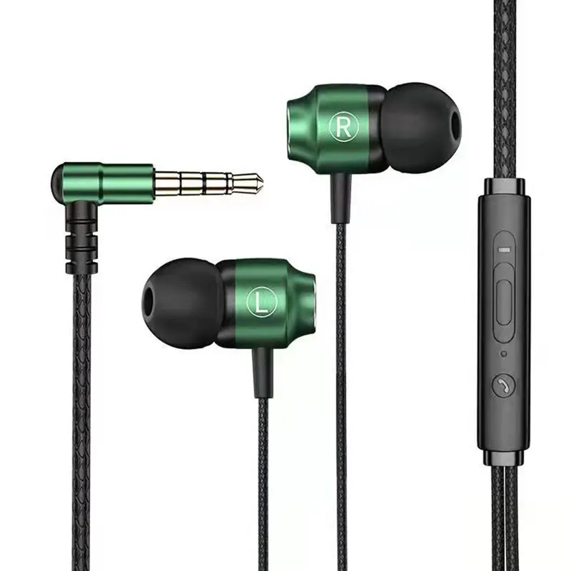 

EARDECO 3.5mm Wired Headphones Earphones Bass Stereo Phone Earphone Earbuds Gaming Metal HiFi Mobile Headphone Headset with Mic