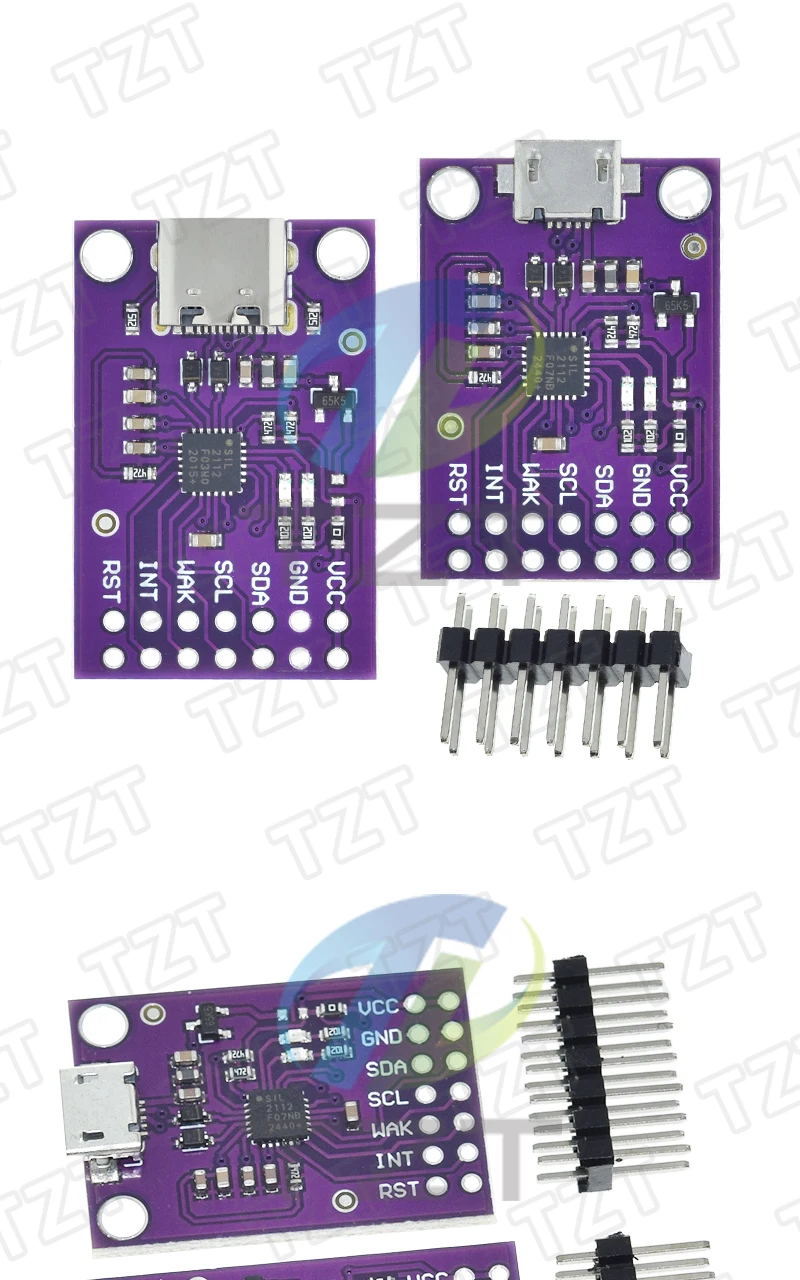 1/3PCS CP2112 Micro/Typ-c Debug Board USB Zu I2C Modul Für Arduino – Detail 3