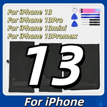 Batteria per telefono di alta qualità 100% nuova del 2026 per iPhone 13 mini, 13 Pro, 13 Pro Max, batteria di ricambio PM + strumenti gratuiti