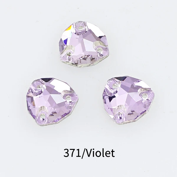 28-Piece Colorful Crystal Sew-On Rhinestone Set
