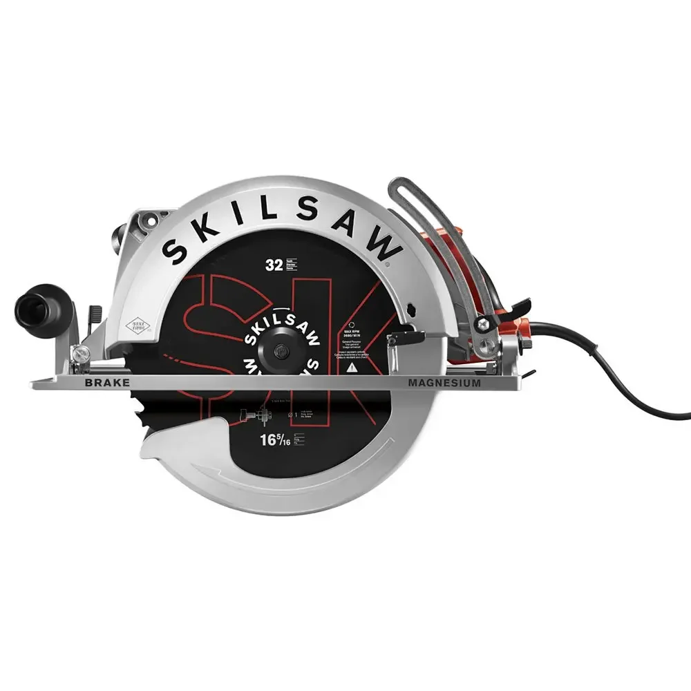 Magnesium Worm Drive Skilsaw Circular Saw 16-5/16 in. SPT70V-11 15 AMP Dual-Field Motor Keeps The Motor Cooler woodworking tools woodworking table saw circular saw disc