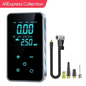 AliExpress 컬렉션 자동차 전기 공기 펌프, 휴대용 유무선 디지털 터치 공기 압축기, 자동차에 적합, 150PSI
