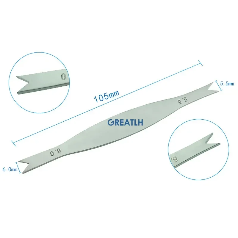 Ophthalmic Caliper for Braunstein Fixd Autoclavable Titanium Alloy/stainles Steel Ophthalmic Tools