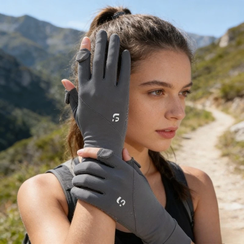 Women's UV-Resistant Summer Cycling Gloves - Lightweight, Breathable, and Anti-Slip Design