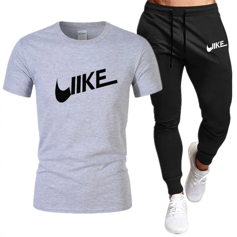 Sports Suit Men's Short-sleeved Thin Lapels T-shirt Shorts Running Leisure Two-piece Set