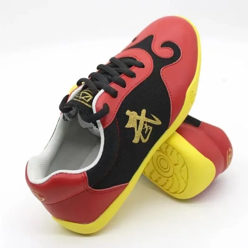 Professional Kungfu Shoes for Unisex Black Red Martial Arts Shoes Men Women Comfortable Wushu Shoe Couples Brand Taiji