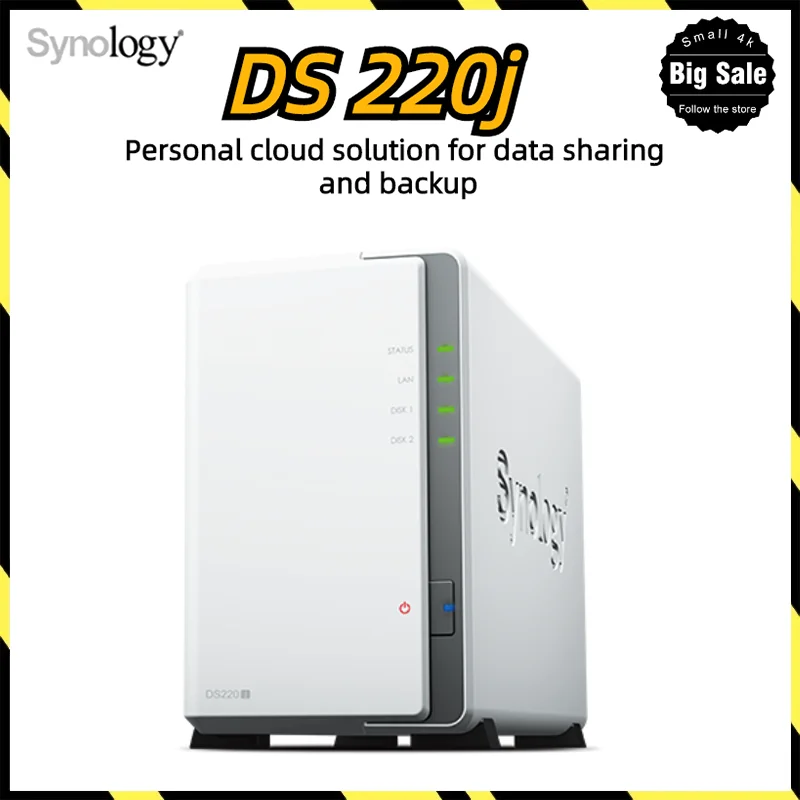 Serveur NAS SYNOLOGY DiskStation DS220j 2 Baies