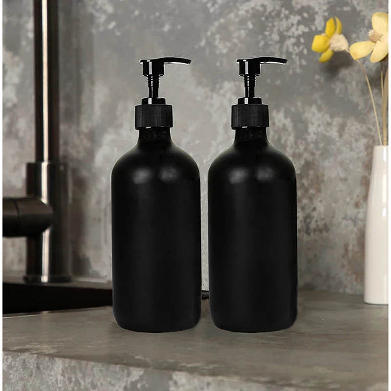 Soap Dispenser 300/500ml Refillable Empty Shampoo Conditioner Container for Bathroom Supplies