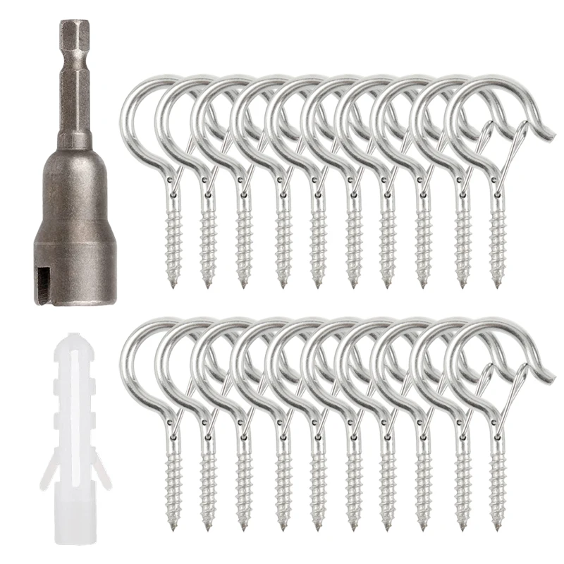 304 Stainless Steel Q Hanger Hooks 304 Stainless Steel Patio Lights 12/20pcs 304 Aliexpress