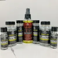 Wholesale Walker Tape Ultra Hold Lace Wig Glue Waterproof Transparent Lace Adhesive for Hair Replacement Brush-on Glue 2