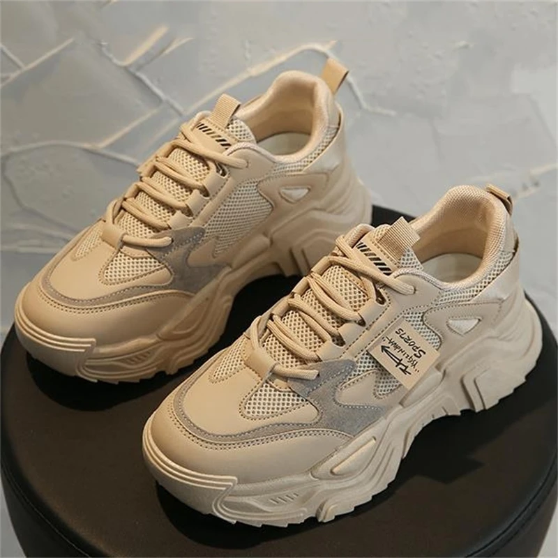 

Women Chunky Sneakers Fashion Trainers Female Breathable Sport Shoes Ladies Platform Casual Shoes Zapatos Mujer