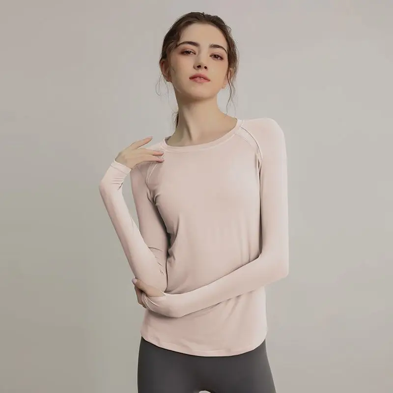 Quick-drying Sports Tops Women Long Sleeve T-Shirt Fitness Yoga Clothing Running Breathable Professional Fitness Clothes Gym