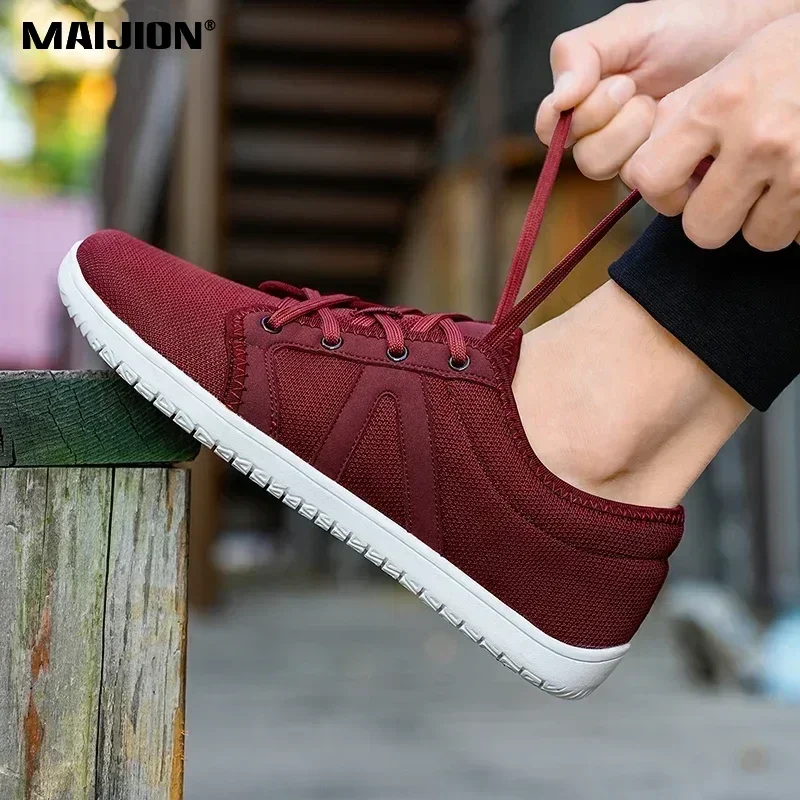 Men's Minimalist Barefoot Wide Fit Zero Drop Sole Relaxation Sneakers