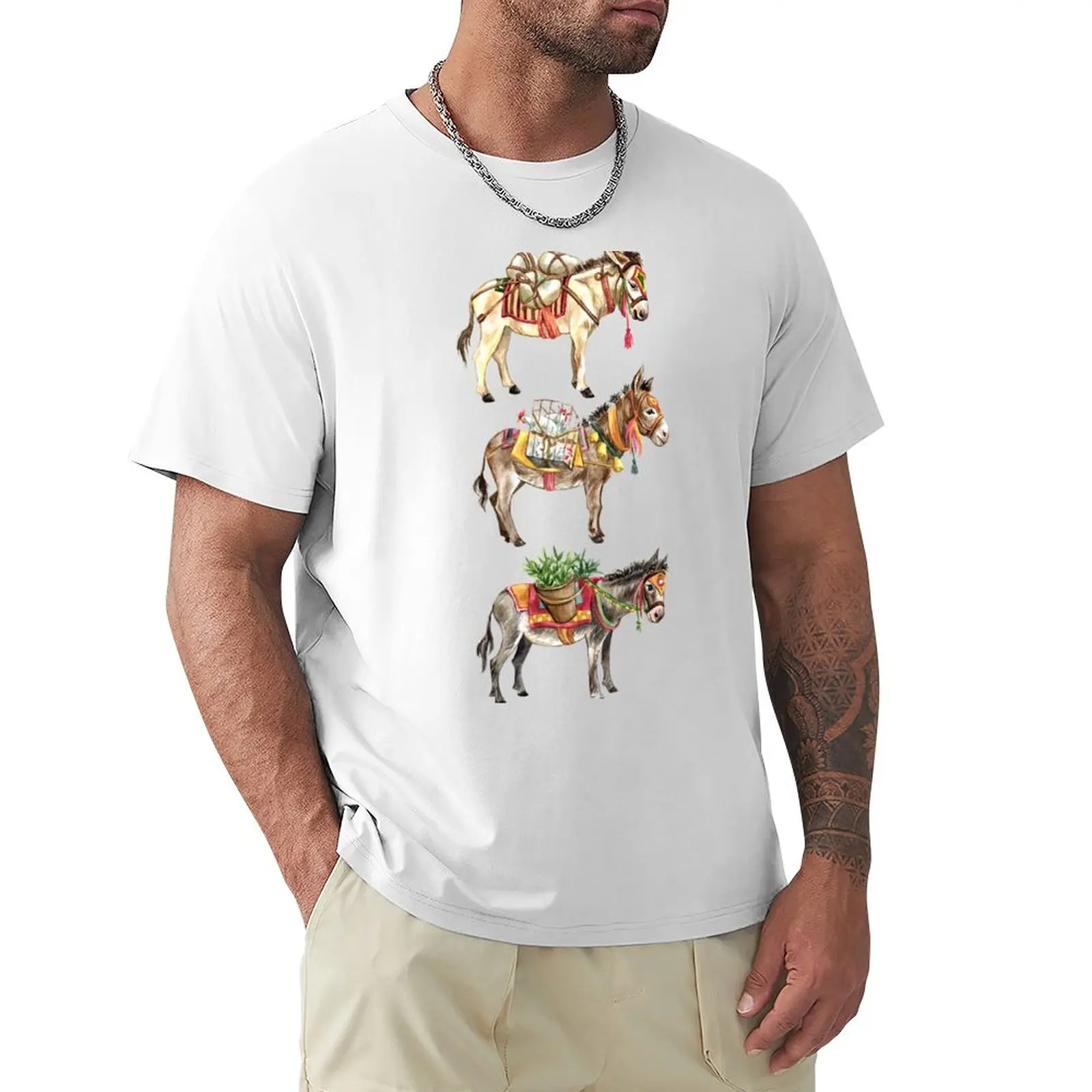 

Nepalese Donkeys T-Shirt quick drying heavyweights mens workout shirts