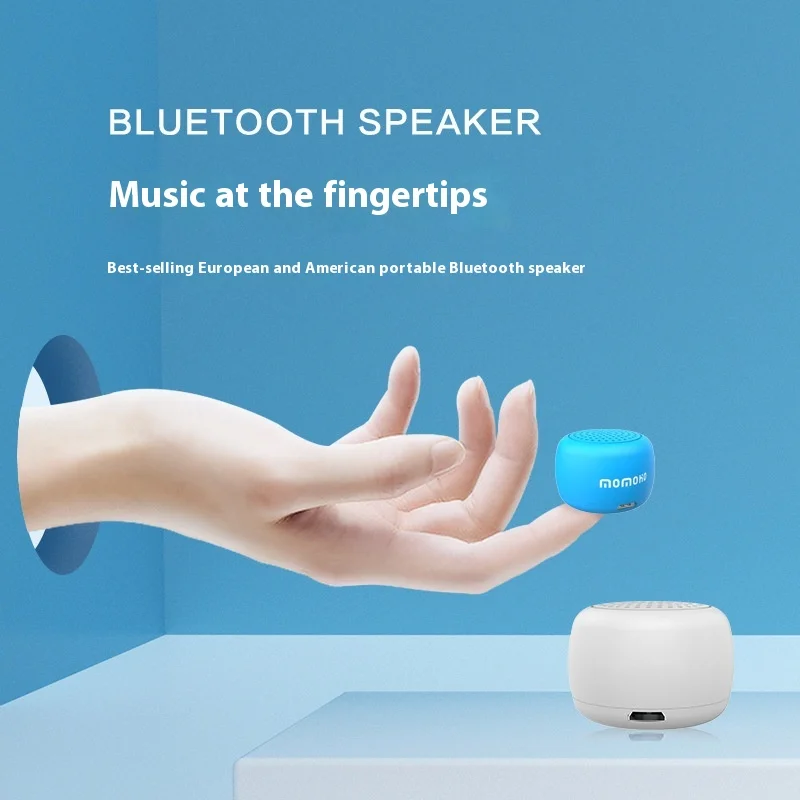 MOMOHO BTS0011 Wireless Mini Speaker Bluetooth 5.0 Hifi Lightweight Noise Canelling Outdoor Camping Music Speaker ﻿