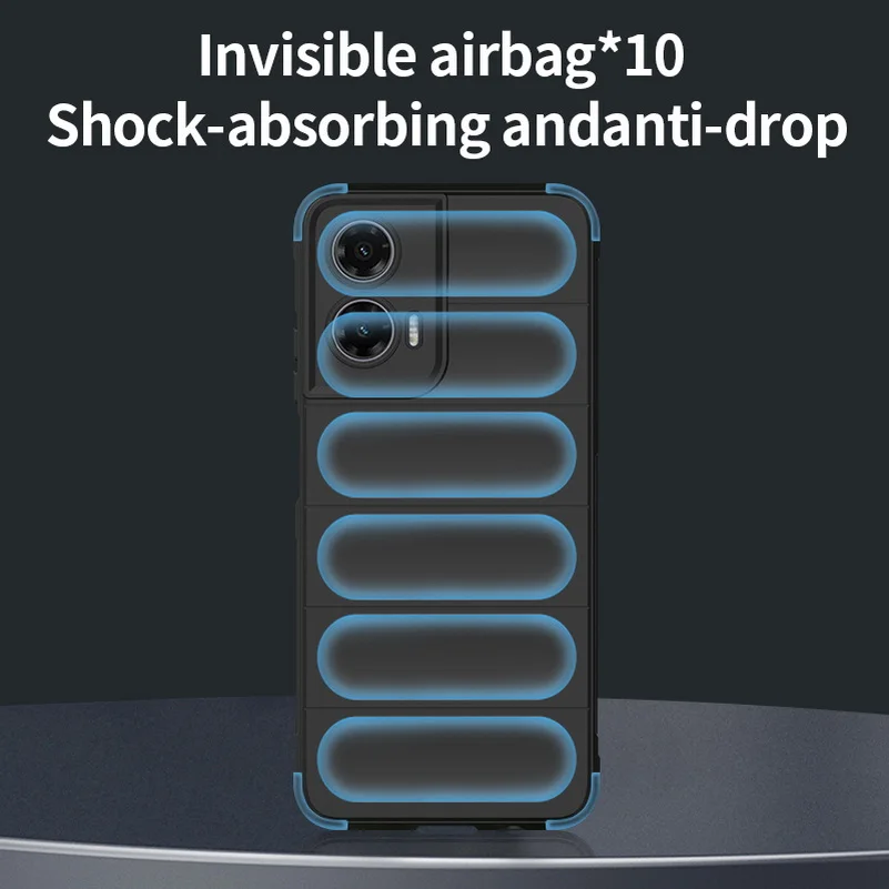 Enhanced Shockproof Armor Heavy Duty Back Cover with Anti-Drop Protection