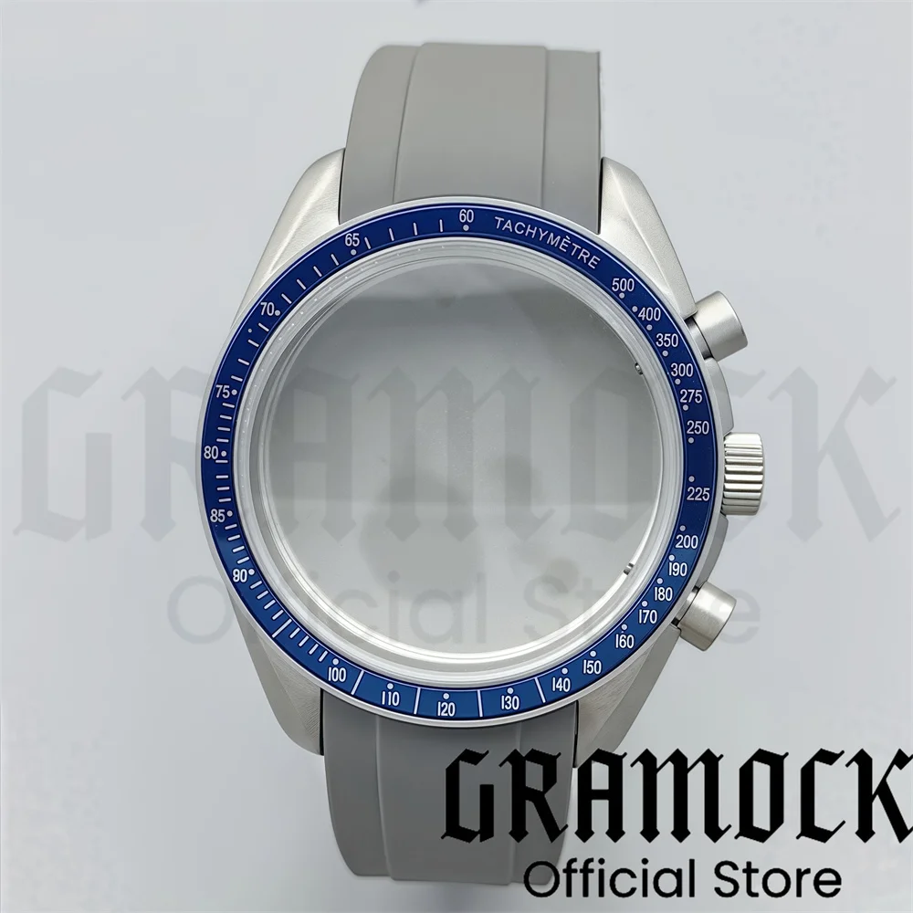 VK63 VK64 40 ミリメートルチタン時計ケースブラックシルバー