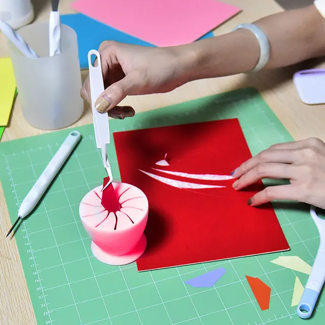 실리콘 세계 데스크탑 쓰레기 수거 상자