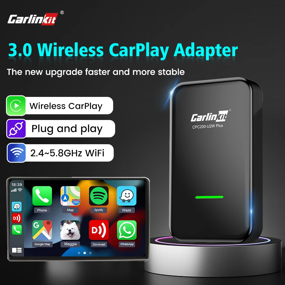 CarlinKit 5.0 & CarlinKit 4.0 Wireless CarPlay Android Auto  Music  Spotify Auto For Audi Golf Peugeot Mercedes volkswagen