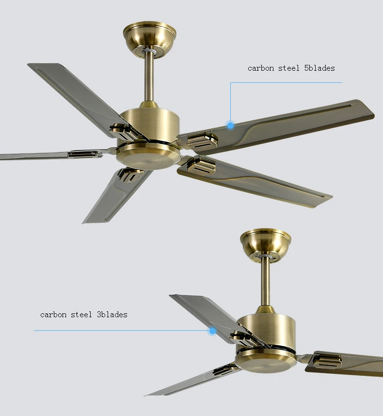 Modern 60-Inch Ceiling Fan for Home – 5 Blades, Indoor/Outdoor — detail 9