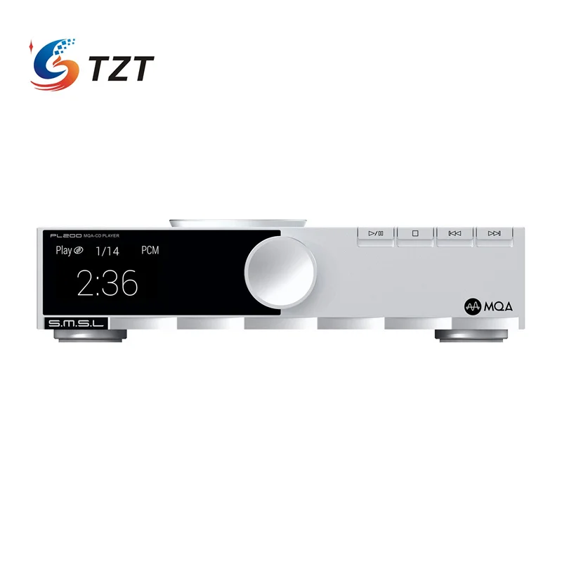 

TZT SMSL PL200 Audio Decoder High Resolution MQA CD Player AK4499EX XMOS Bluetooth5.1 DAC with Piano Keys Design