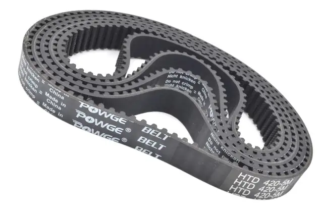 Cinghia Dentata HTD 255-5M-12mm - In Gomma, Per Trasmissioni, Passo 5mm, Spessore 3.8mm - Foto 4