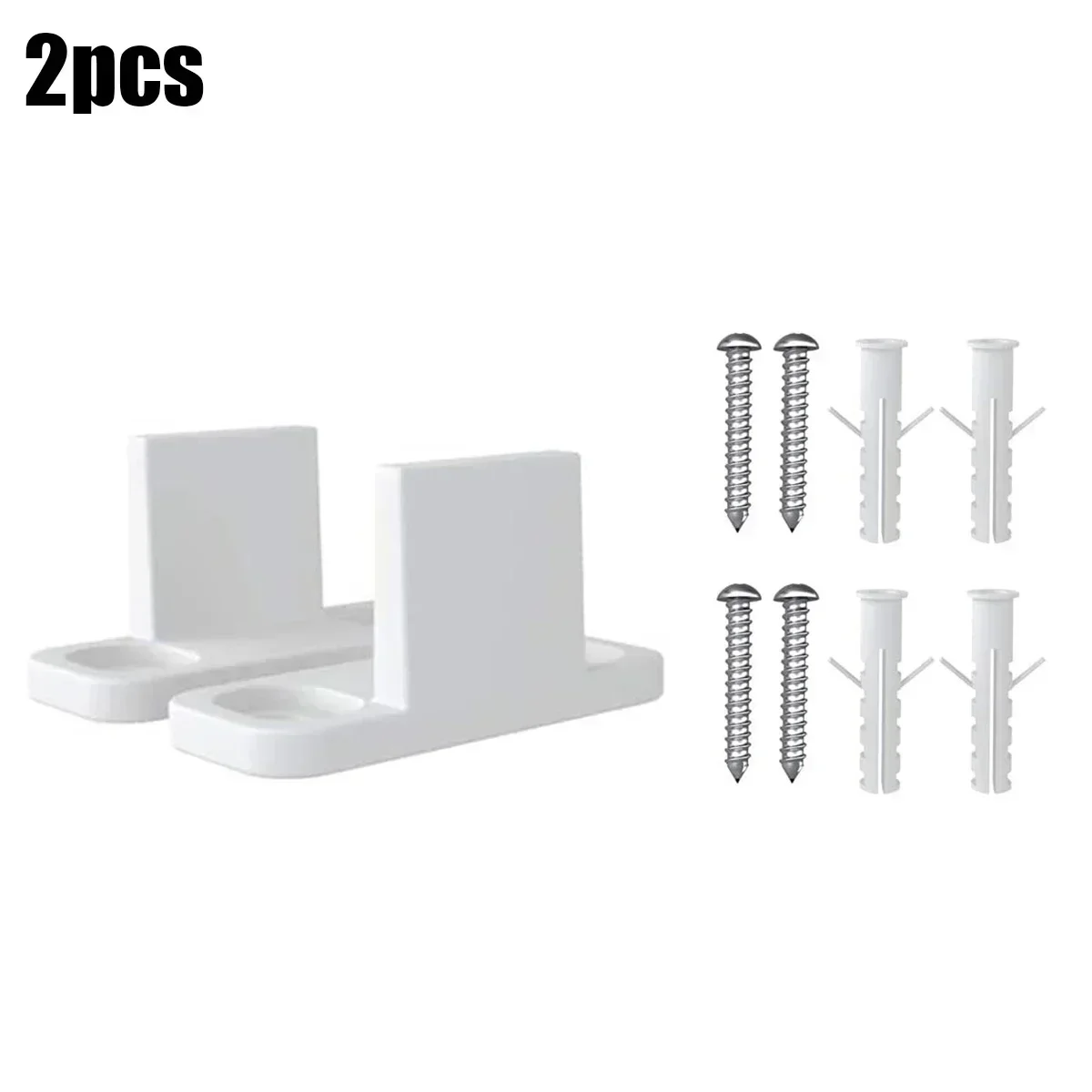 Plastic Sliding Bottom L-Guide Floor Guide Replacement for Sliding Barn Door Hardware Clip Door Hardware Accessories sliding door roller sliding door pulley 2pcs