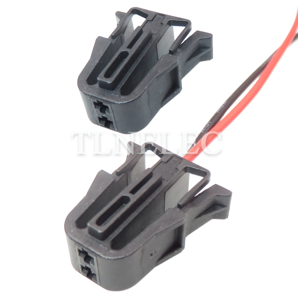 

2 Pin Way Car Unsealed Connector With Wires Automobile Wire Harness Sockets For VW 535972721