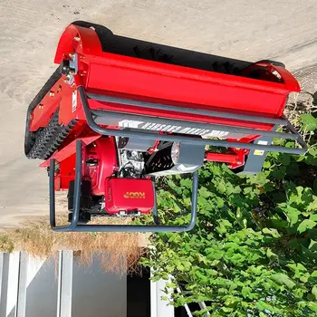 Tosaerba con telecomando flail personalizzato, controllo wireless, trituratore per prato semovente, tipo cingolato robot