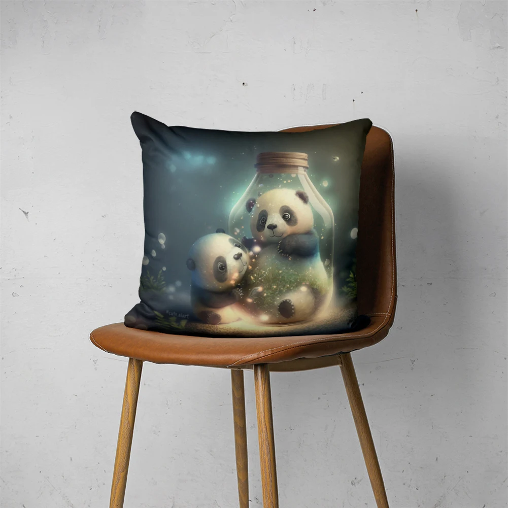

CUTE AI PILLOW 019 Customizable Bedroom Bed Sofa Hotel Car Lumbar Pillow Fashion Decorative Cover
