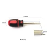 Wrench Tool Valve Stem Remover Portable Regulator Equipment Repair Tool Scuba Diving Stainless Steel+ABS Valve Stem